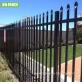 Black Metal Tubular Picket Fence Wrought Iron Fence